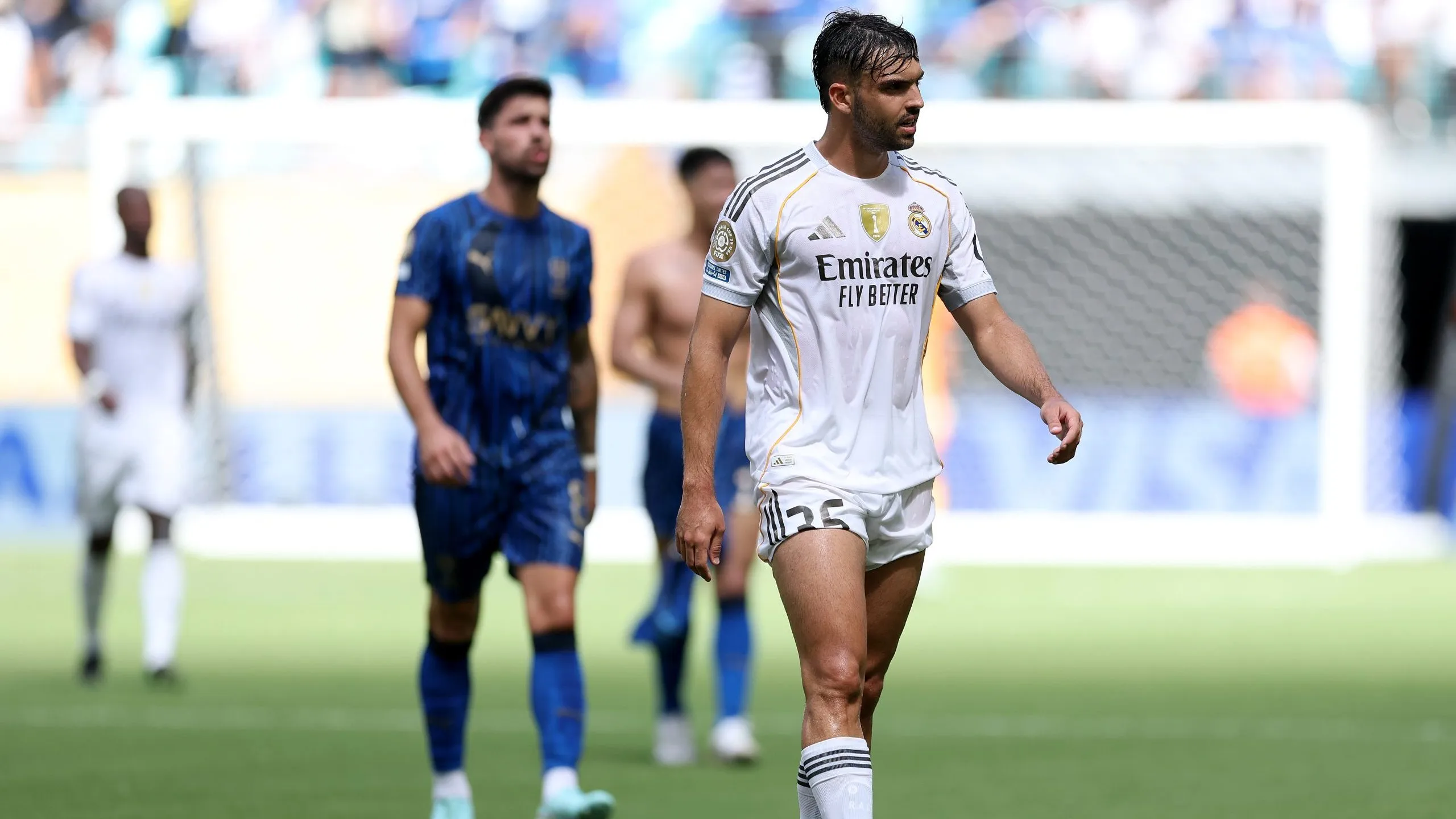 Raúl Asencio no Mundial de Clubes. (Photo by Dan Mullan/Getty Images)
