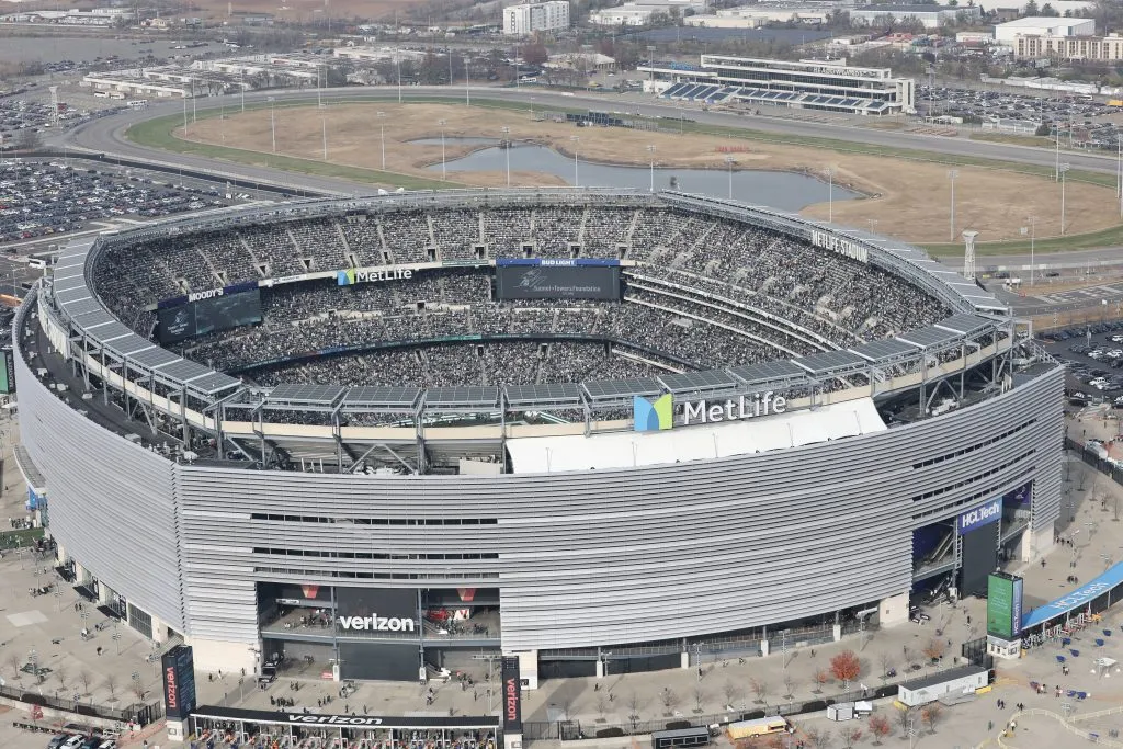 Estádio MetLife, palco da grande final entre Chelsea e PSG. Os valores dos ingressos variam, mas o mais caro custa mais de R$6 mil. Já as partes privativas do estádio custam mais de R$4 mil e mais de R$22 mil, segundo o site da FIFA. (Photo by Al Bello/Getty Images)