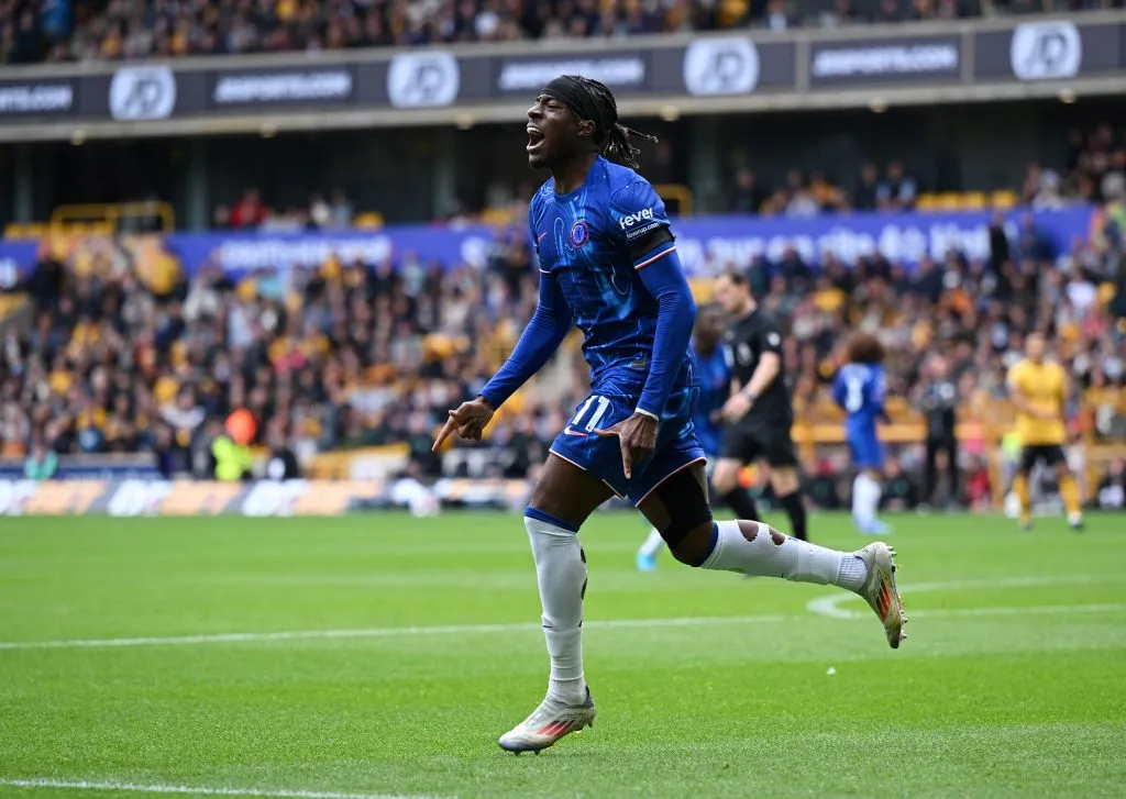 Madueke em ação pelo Chelsea. Ele está de saída para o Arsenal. (Photo by Shaun Botterill/Getty Images)