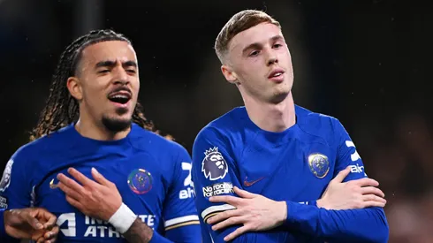 Malo Gusto e Palmer, pelo Chelsea (Photo by Mike Hewitt/Getty Images)