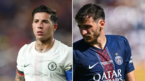 Chelsea e PSG se preparam para final do Mundial de Clubes. Fotos: Francois Nel e David Ramos/Getty Images