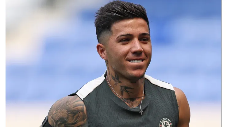 Enzo Fernández, do Chelsea, manda a real sobre encarar PSG no Mundial de Clubes: "Só mais uma final". (Photo by Buda Mendes/Getty Images)