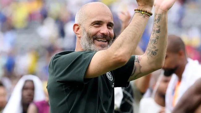 Enzo Maresca, atual treinador do Chelsea (Photo by Alex Grimm/Getty Images)