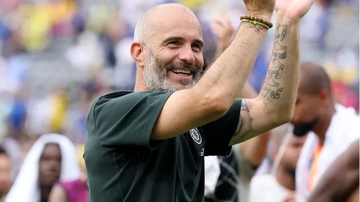Maresca, técnico do Chelsea. Foto: Alex Grimm/Getty Images