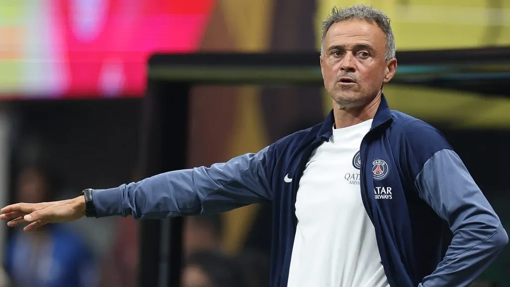 Luis Enrique, treinador do PSG (Photo by Kevin C. Cox/Getty Images)