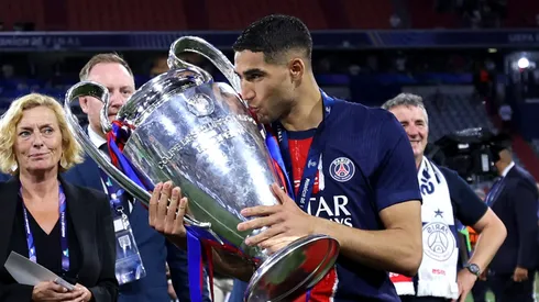 Hakimi é considerado o melhor lateral-direito do mundo por Luis Enrique, treinador do PSG (Foto: Lars Baron/Getty Images)