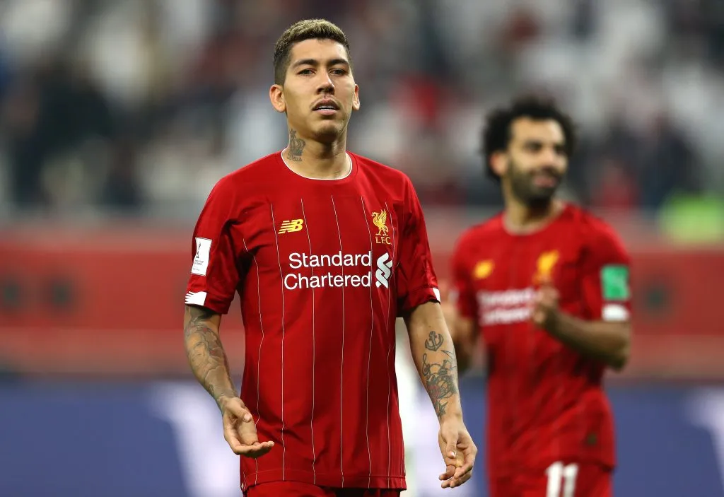 Firmino em jogo contra o Flamengo. (Photo by Francois Nel/Getty Images)