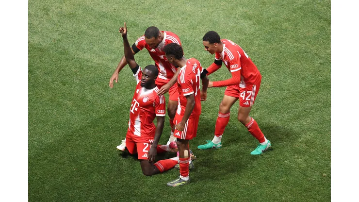 Bayern de Munique comemora gol no Mundial de Clubes