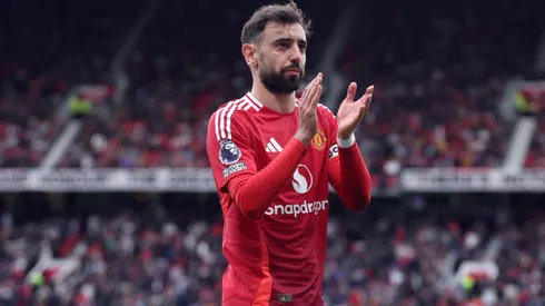 Bruno Fernandes é o grande craque do Manchester United. (Photo by Alex Livesey/Getty Images)