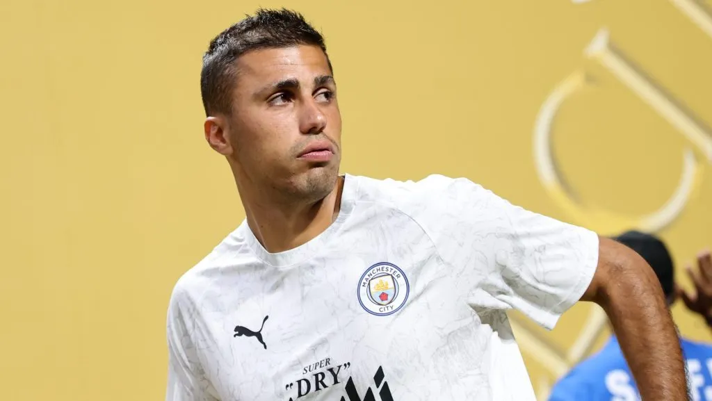 Rodri é desejo antigo do time merengue (Photo by Alex Grimm/Getty Images)