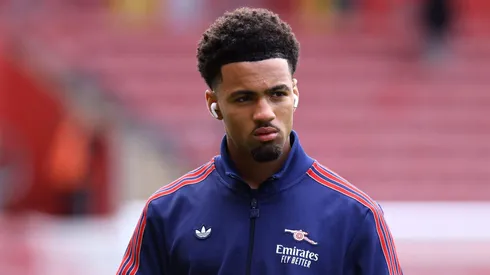Arsenal pode perder Ethan Nwaneri para o Manchester United. Foto: Charlie Crowhurst/Getty Images