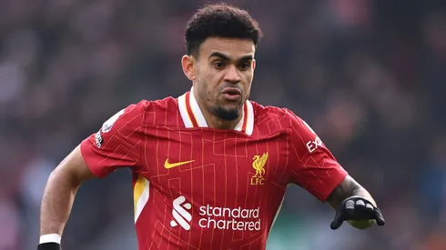 Luis Díaz, atacante do Liverpool. Foto: Stu Forster