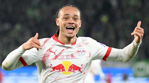 Xavi Simons, jogador do RB Leipzig, que o Manchester City tem interesse. Foto: Stuart Franklin/Getty Images