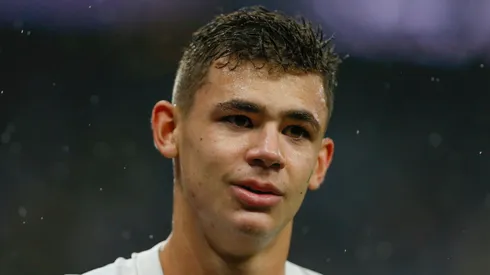 Gabriel Moscardo em partida do Corinthians