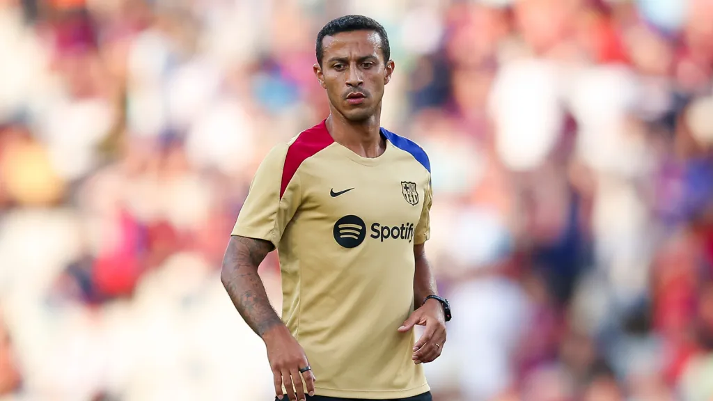 Thiago Alcântara em treino do Barcelona (Photo by Eric Alonso/Getty Images)