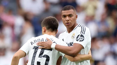 Real Madrid seleciona Mbappé e Arda Güler como favoritos à camisa 10. (Photo by Florencia Tan Jun/Getty Images)