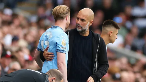 Ex-City, De Bruyne alfineta Guardiola e diz que pode seguir em alta no Napoli. (Photo by Alex Davidson/Getty Images)