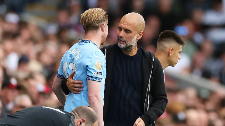 Ex-City, De Bruyne alfineta Guardiola e diz que pode seguir em alta no Napoli. (Photo by Alex Davidson/Getty Images)