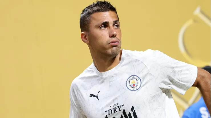 Real Madrid aceita pagar R$ 653 milhões para assinar com Rodri, do Manchester City (Photo by Alex Grimm/Getty Images)