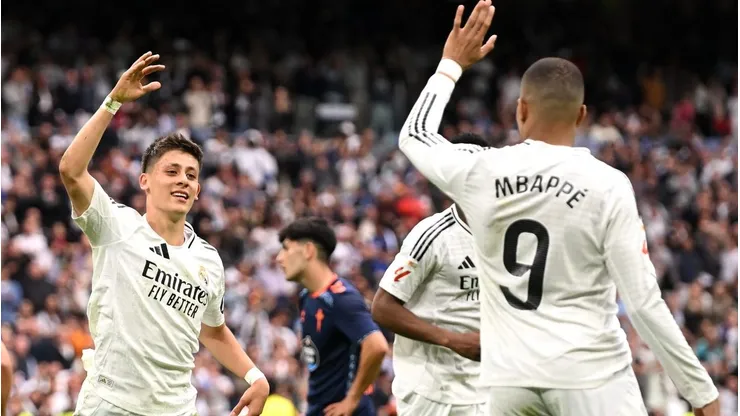 Modric e Mbappé pelo Real Madrid (Photo by Denis Doyle/Getty Images)