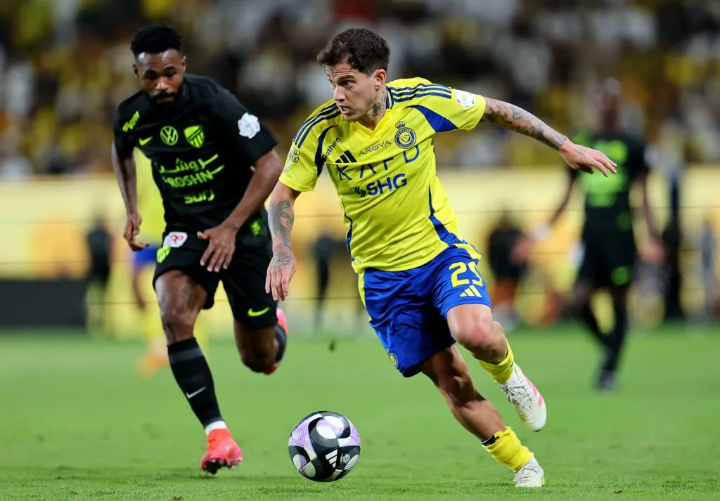 Otávio pelo Al-Nassr. (Photo by Abdullah Ahmed/Getty Images)