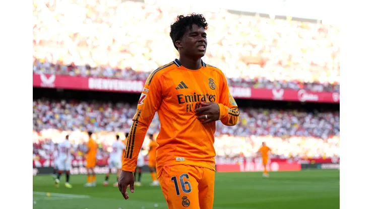 Endrick quer ficar no Real Madrid. Getty Imagens