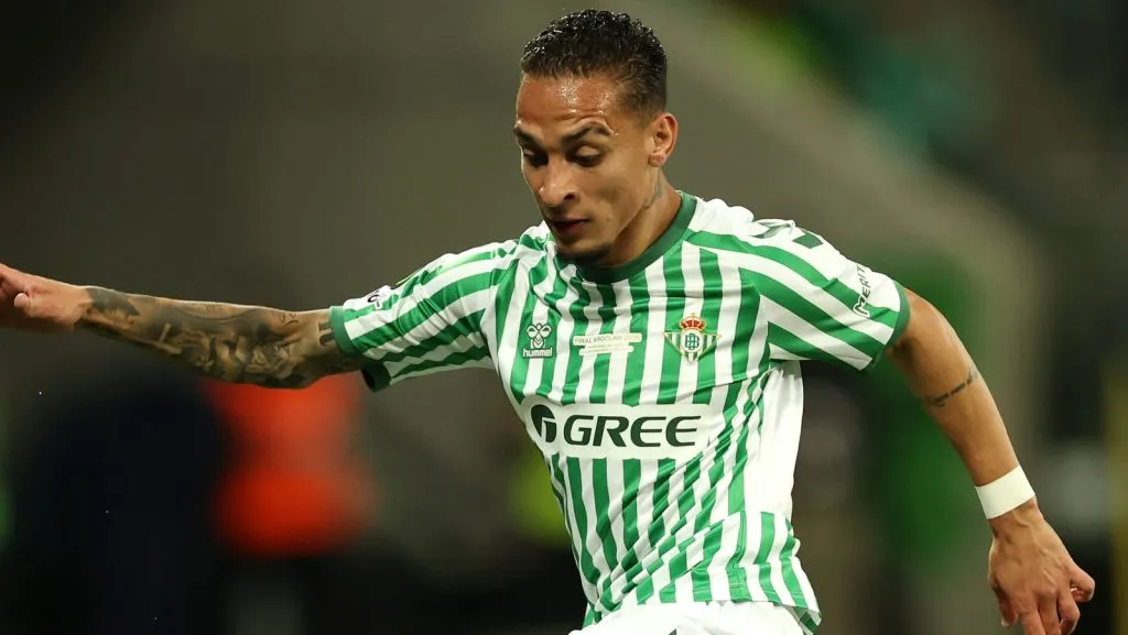 Antony pelo Real Betis. (Photo by Richard Heathcote/Getty Images)
