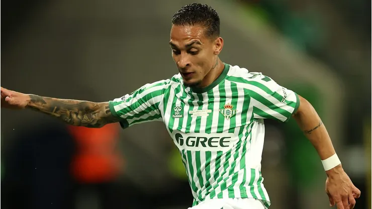 WROCLAW, POLAND - MAY 28: Antony of Betis during the UEFA Conference League Final 2025 between Real Betis Balompie and Chelsea FC at on May 28, 2025 in Wroclaw, Poland. (Photo by Richard Heathcote/Getty Images)