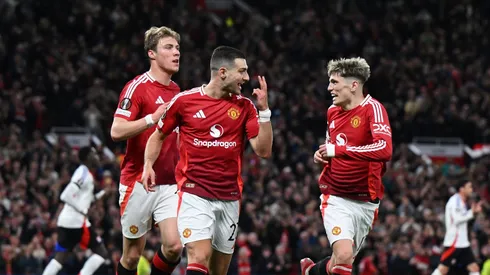 Manchester United topa emprestar Hojlund para se livrar do atacante. (Photo by Shaun Botterill/Getty Images)