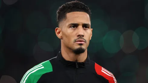 William Saliba, zagueiro do Arsenal e alvo do Real Madrid (Photo by Alex Pantling/Getty Images)