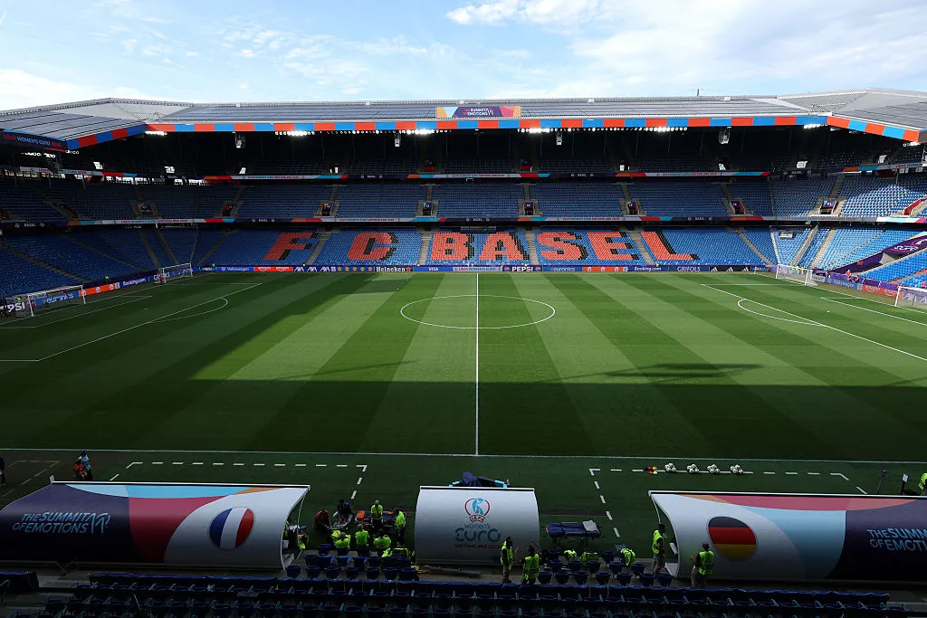  St. Jakob-Park, casa da final da Eurocopa Feminina 2025 (Photo by Eddie Keogh/Getty Images)