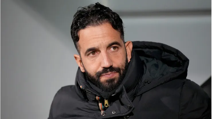 Ruben Amorim, treinador do Manchester United. (Photo by Gabriel Kuchta/Getty Images)