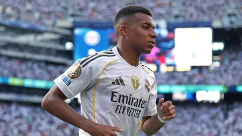 Kylian Mbappé em jogo do Real Madrid