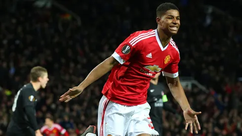 Marcus Rashford é o novo reforço do FC Barcelona e chega ao clube com a expectativa de repetir o impacto imediato que marcou suas estreias por Manchester United, Aston Villa e seleção inglesa. (Photo by Alex Livesey/Getty Images)