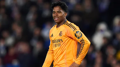 Endrick em partida do Real Madrid