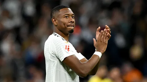 David Alaba em jogo do Real Madrid. Jogador falou sobre possível saída do time. Foto: Denis Doyle/Getty Images