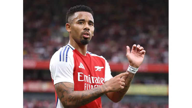 Gabriel Jesus em ação pelo Arsenal (Photo by Warren Little/Getty Images)