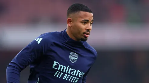 Arsenal avança em saída de Gabriel Jesus após cogitar dividir salário do atacante com contratante. (Photo by Alex Pantling/Getty Images)