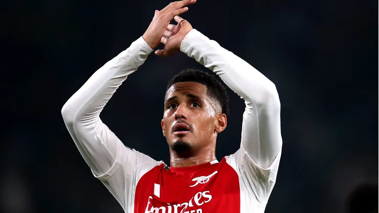 William Saliba, do Arsenal (Photo by Alex Pantling/Getty Images)