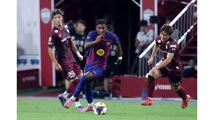 Rashford em ação pelo Barcelona