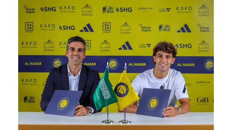 João Félix é anunciado como reforço do Al-Nassr — Foto: Divulgação