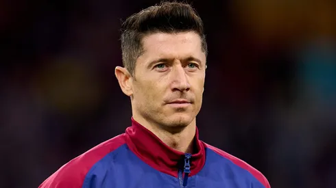 Lewandowski, atacante do Barcelona (Photo by Aitor Alcalde/Getty Images)