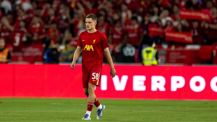 Florian Wirtz em amistoso do Liverpool
