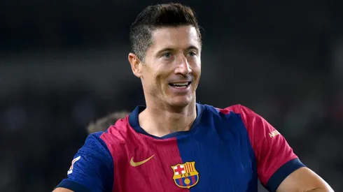 Lewandowski está feliz no Barcelona e não quer aceitar a proposta do futebol saudita (Photo by David Ramos/Getty Images)