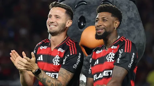 Saúl Ñiguez e Emerson Royal, novos reforços do Flamengo (Photo by Wagner Meier/Getty Images)