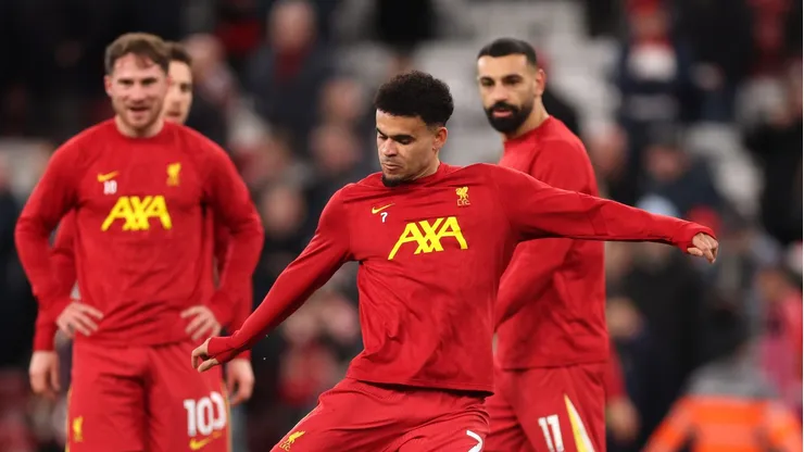 Luis Díaz comenta acerto com Bayern após deixar o Liverpool. (Photo by Carl Recine/Getty Images)