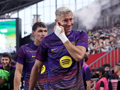 Barcelona cogita investir em Nicolas Jackson para substituir Lewandowski