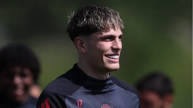 De saída do Manchester United, Garnacho prioriza acordo com o Chelsea e deve dificultar vida de Estêvão. (Photo by Alex Livesey/Getty Images)