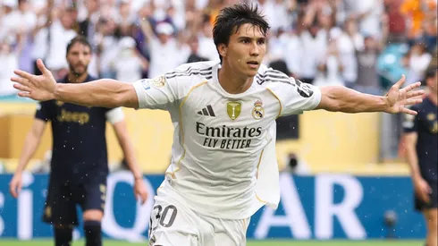 Gonzalo García se destacou com a camisa do Real Madrid no Mundial de Clubes. Foto: Megan Briggs/Getty Images