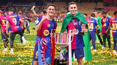 Barcelona e Hansi Flick concordam e Fermín López será vendido em caso de boa proposta. (Photo by Fran Santiago/Getty Images)